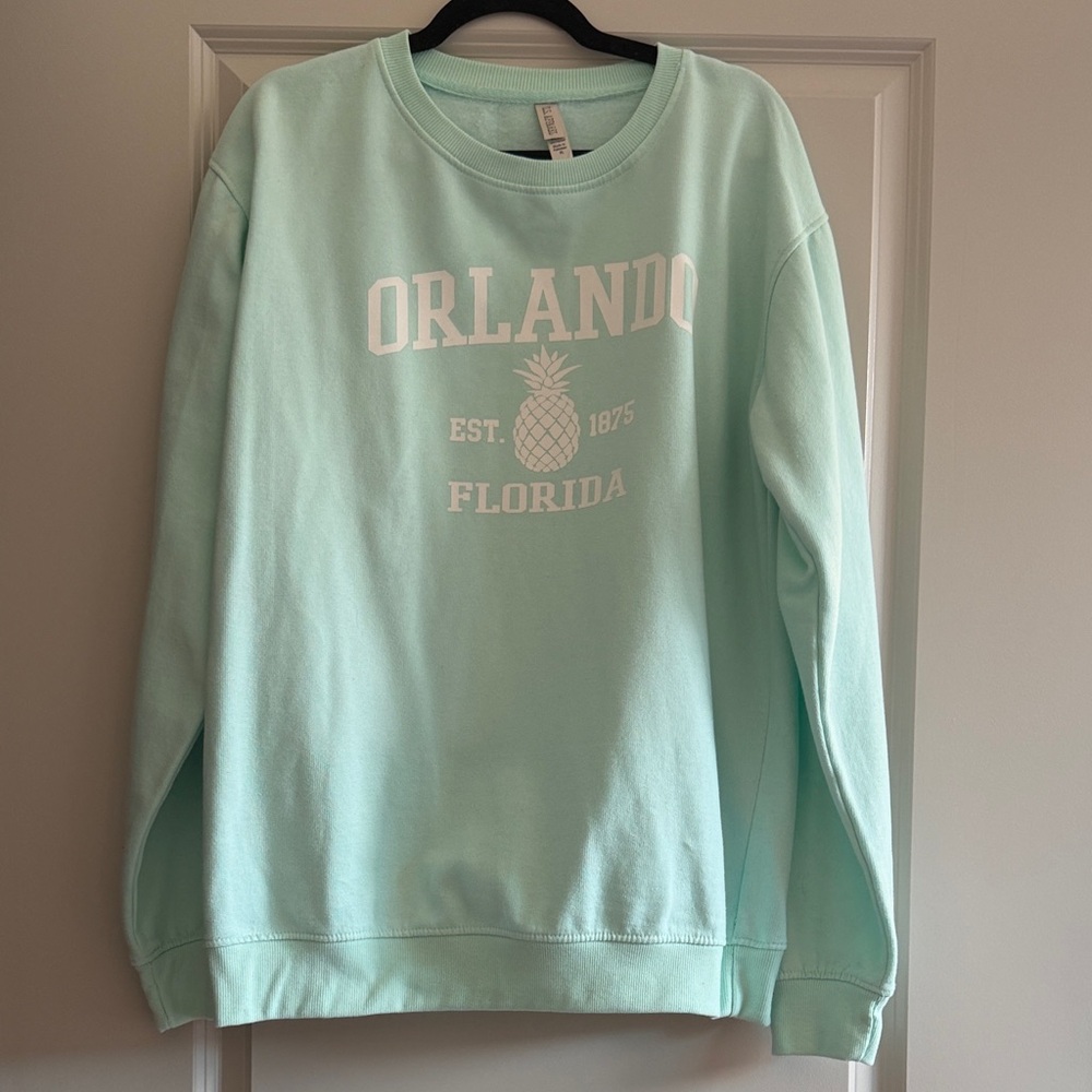 Mint Green Orlando Florida Sweatshirt